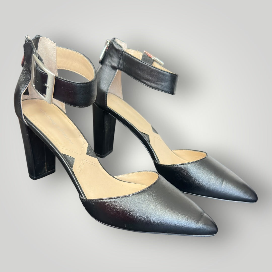 Adrienne Vittadini Nerice Pumps Heels Women's Shoes Black 9 M