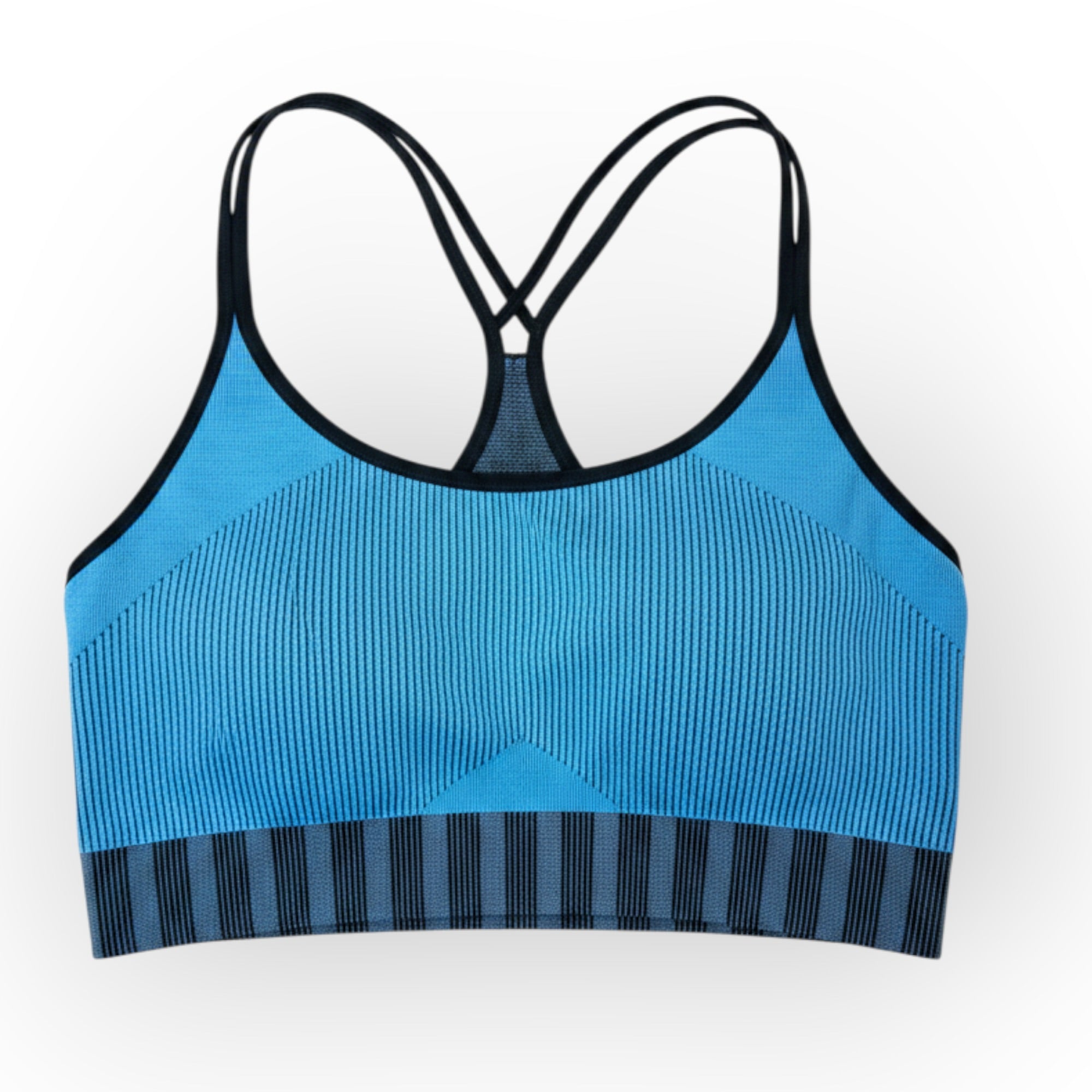Champion C9 Duo Dry Seamless Sports Bra Blue/Black XXL