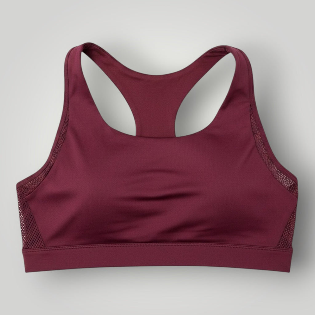 Champion C9 Duo Dry Women's Mulled Berry Stretch Sports Bra Size XL