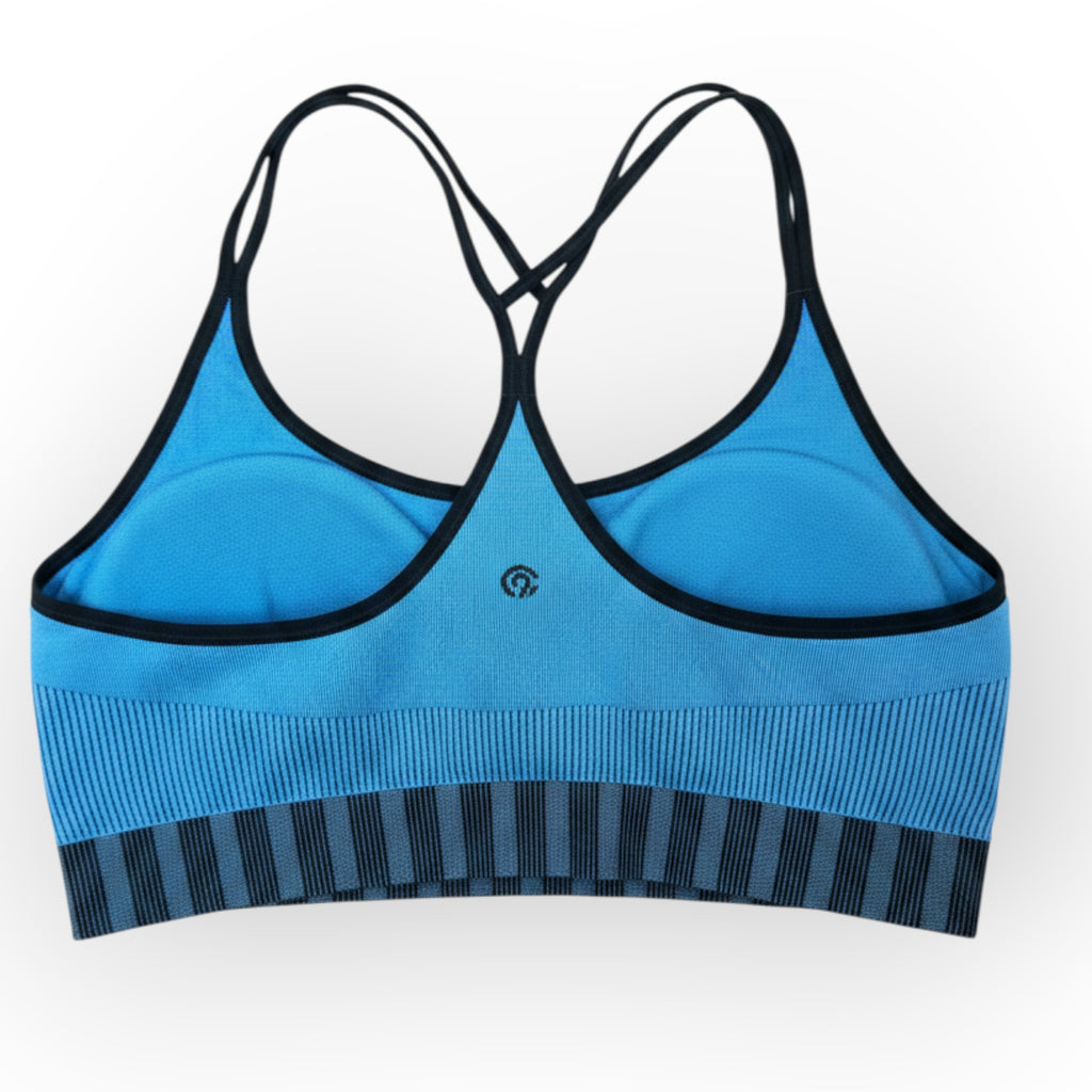 Champion C9 Duo Dry Seamless Sports Bra Blue/Black XXL