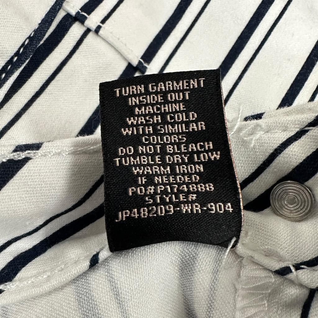 Almost Famous High-Rise Striped Chino Shorts Size 5