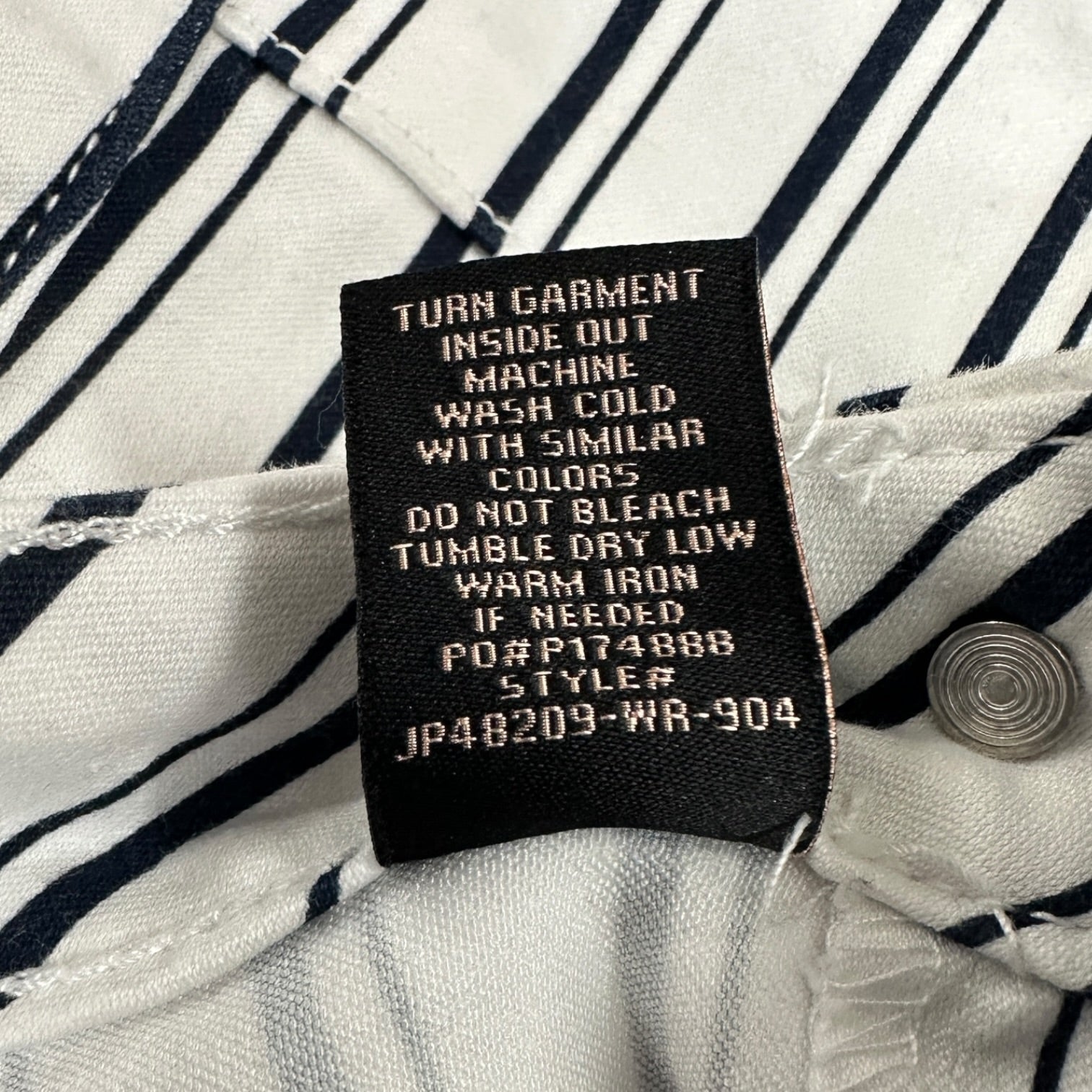 Almost Famous High-Rise Striped Chino Shorts Size 5