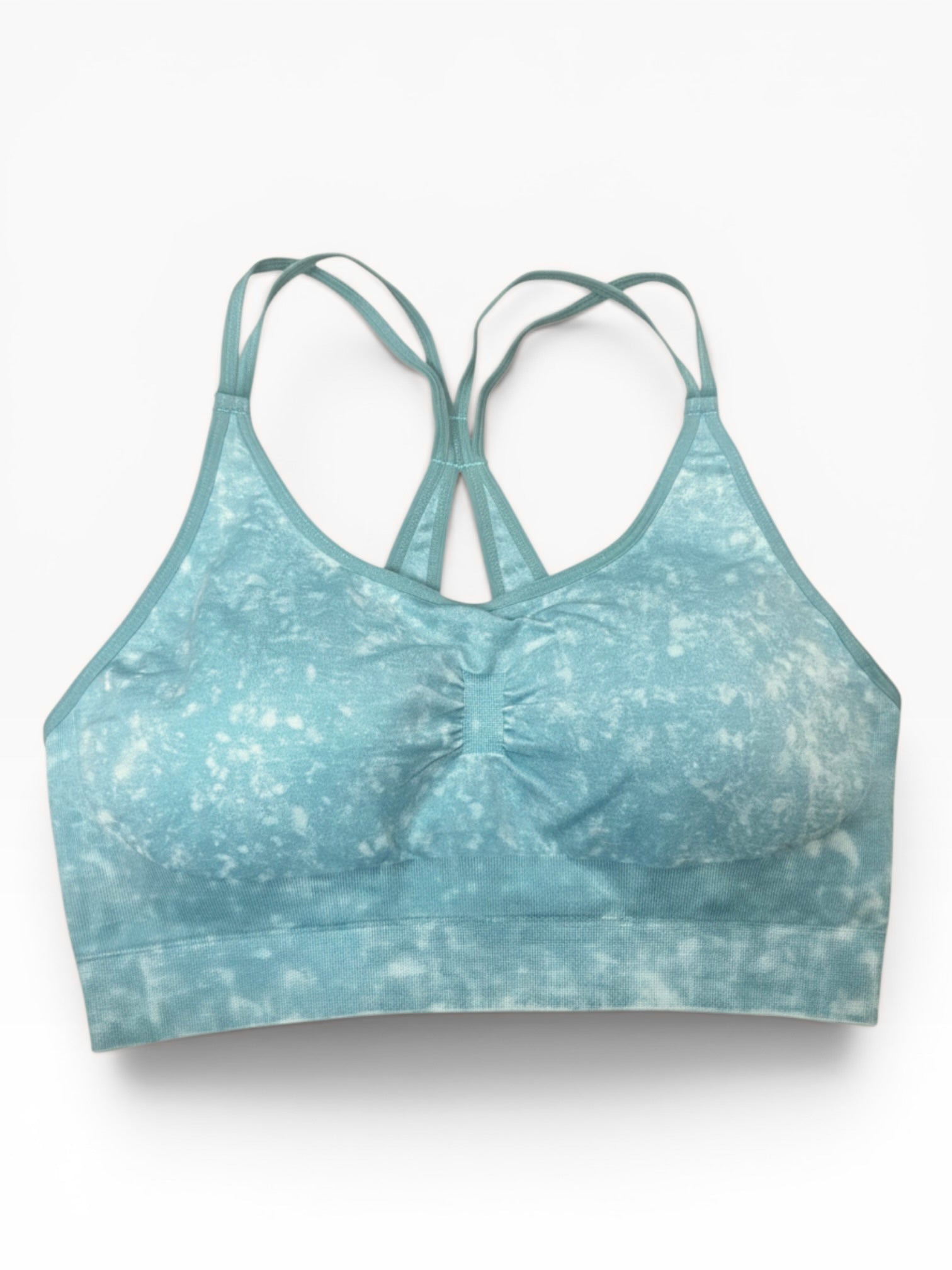Champion C9 Seamless Snow Wash Cami Sports Bra Amazing Aqua Size XXL
