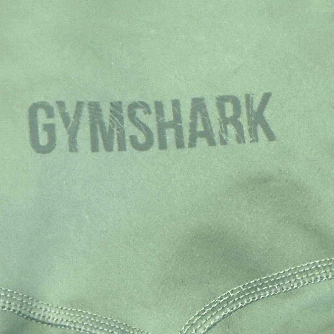 Gymshark Women's Ruched Back Power Support Leggings Scrunch Butt Green Size M 6-8