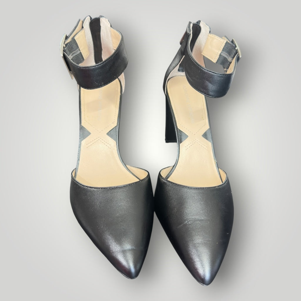 Adrienne Vittadini Nerice Pumps Heels Women's Shoes Black 9 M