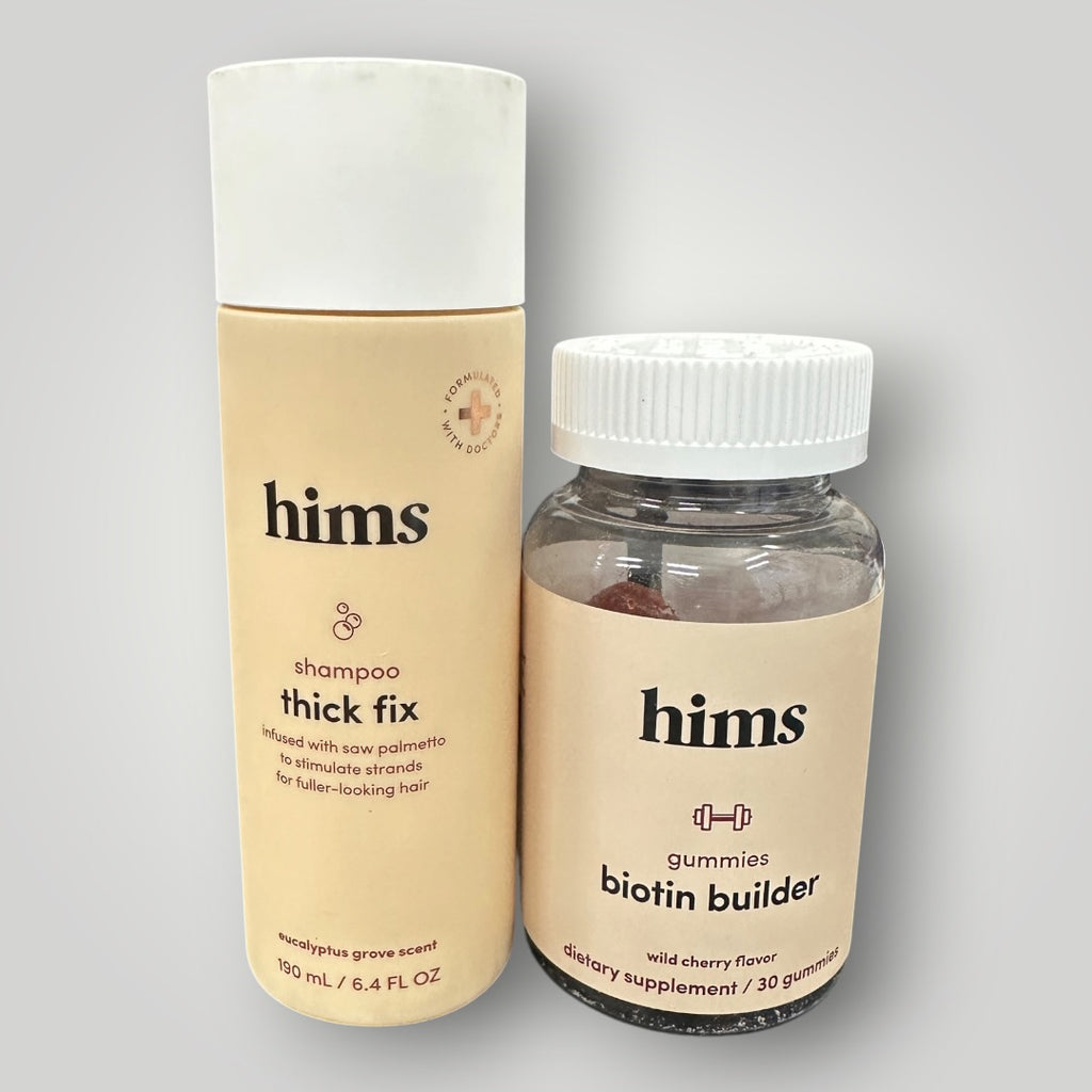 Hims Thick Fix System Hair Regrowth Shampoo Gummies Exp 05/2027
