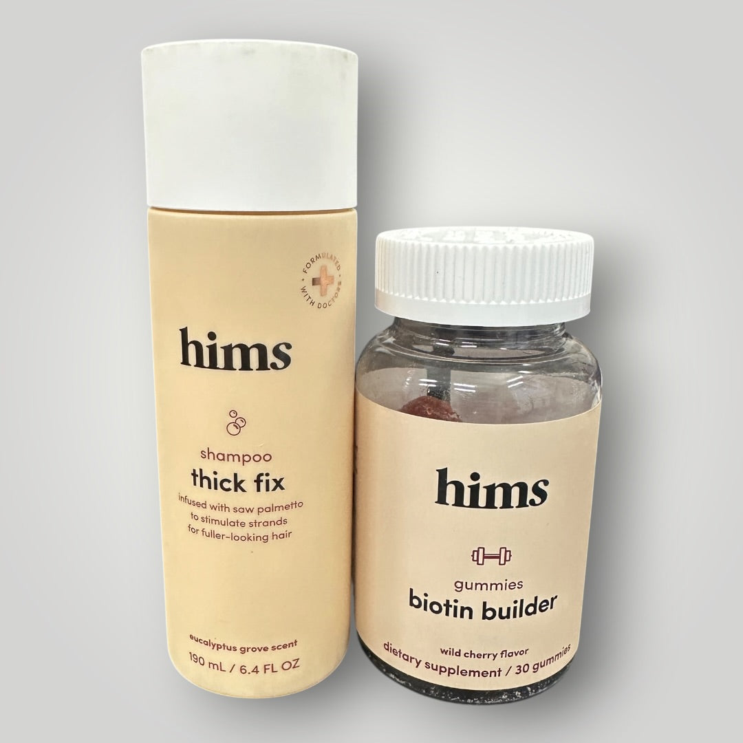 Hims Thick Fix System Hair Regrowth Shampoo Gummies Exp 05/2027
